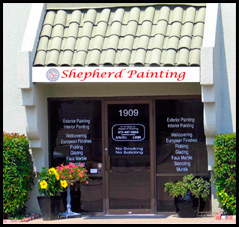 Front Entrance of Shepherd Painting